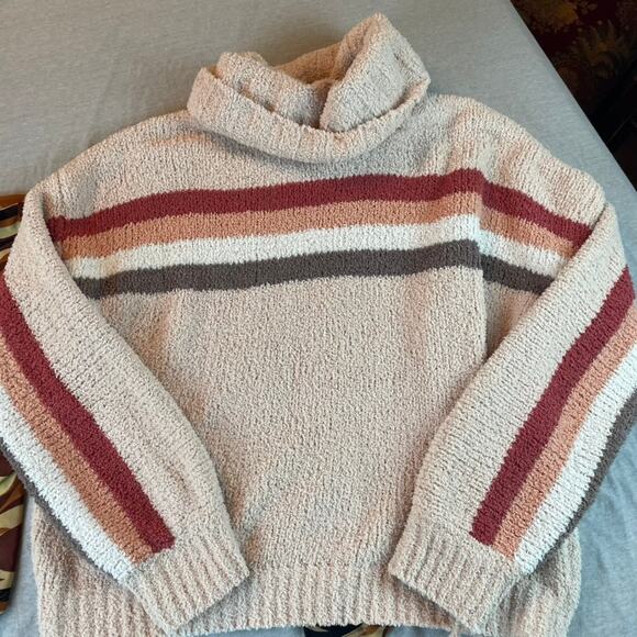 Bundle 4 Altar'd State Shirts Sweater Tops S M White Gray Brown - Picture 2 of 14